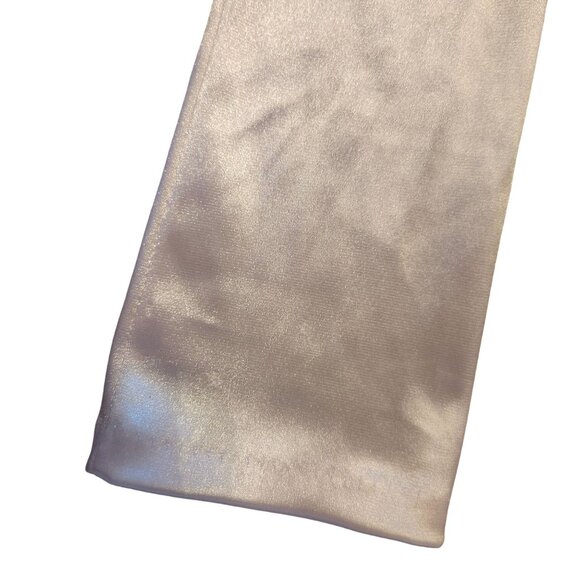 Light Pink Satin Opera Gloves Long Elbow-Length - Picture 7 of 8